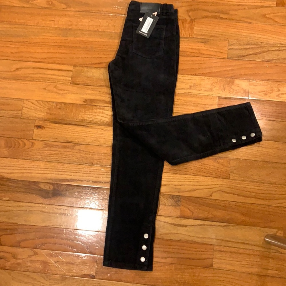 Straight Leg stretch Popper Trouser